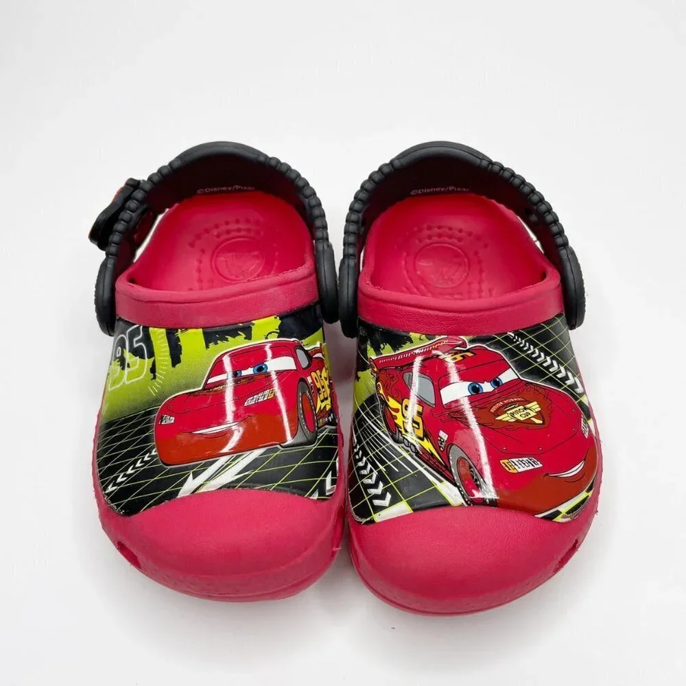 Crocs CC Glow in the Dark Cars Lighting McQueen Cl